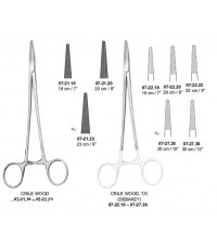 CRILE WOOD, (DEBAKEY) Needle Holders TC